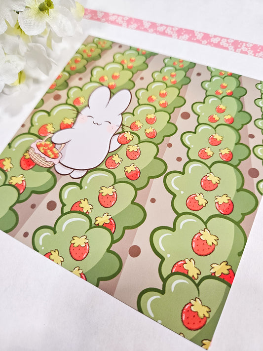 strawberry fields print