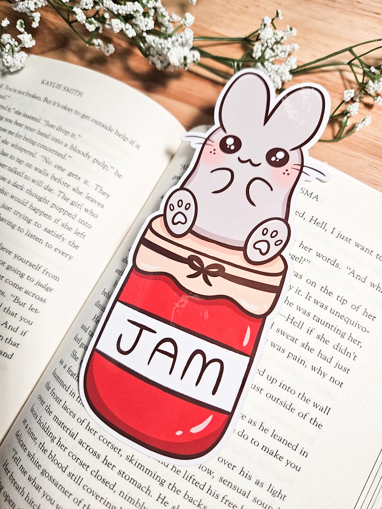 bunny jam bookmark