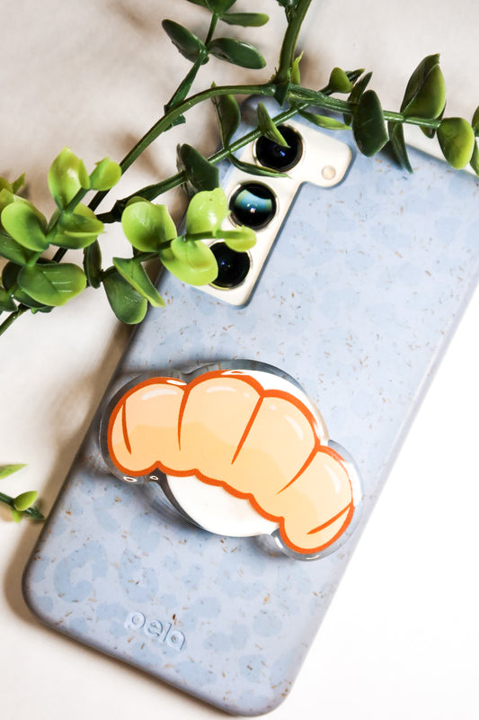 croissant phone grip