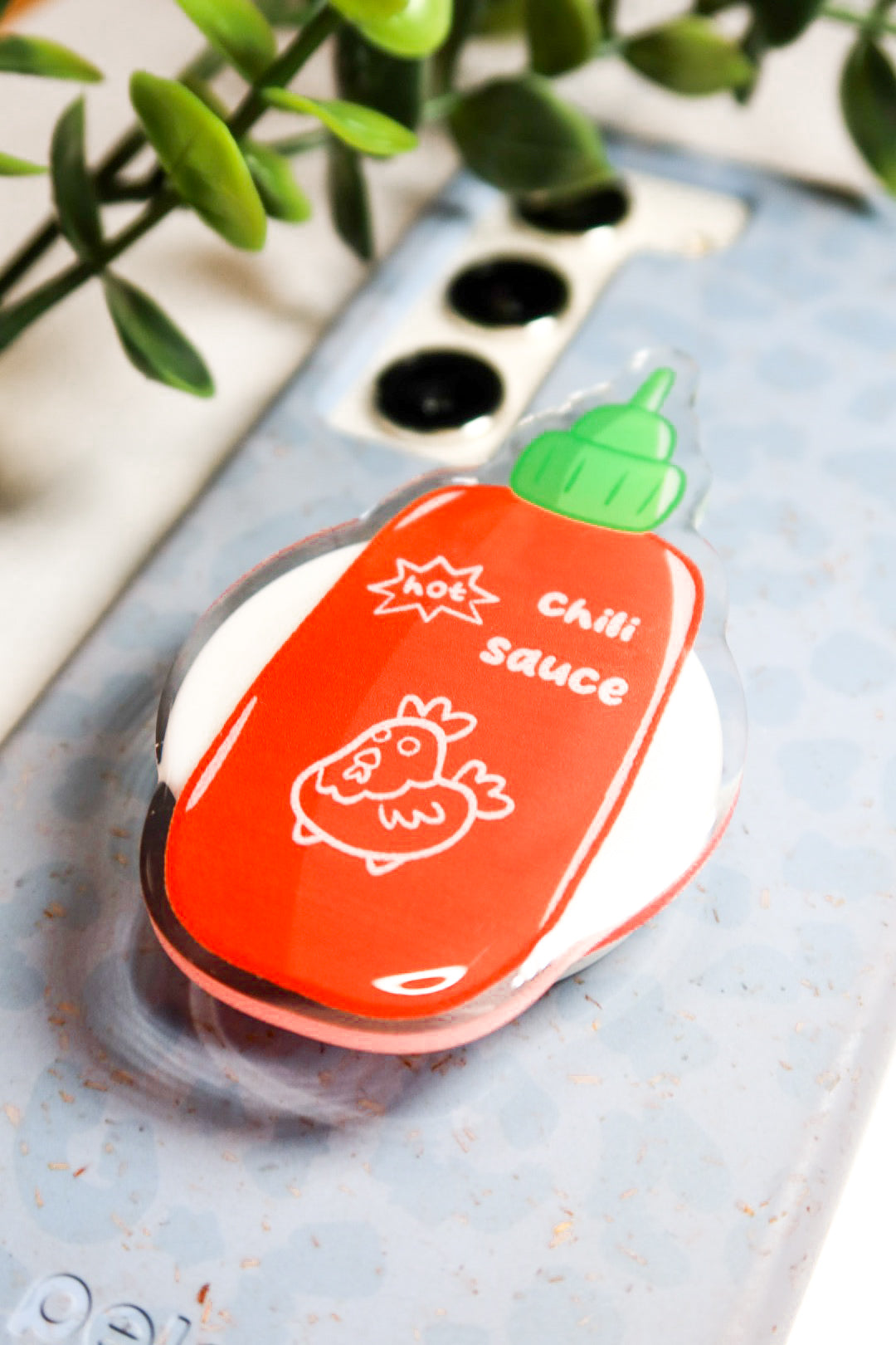 hot chili sauce phone grip