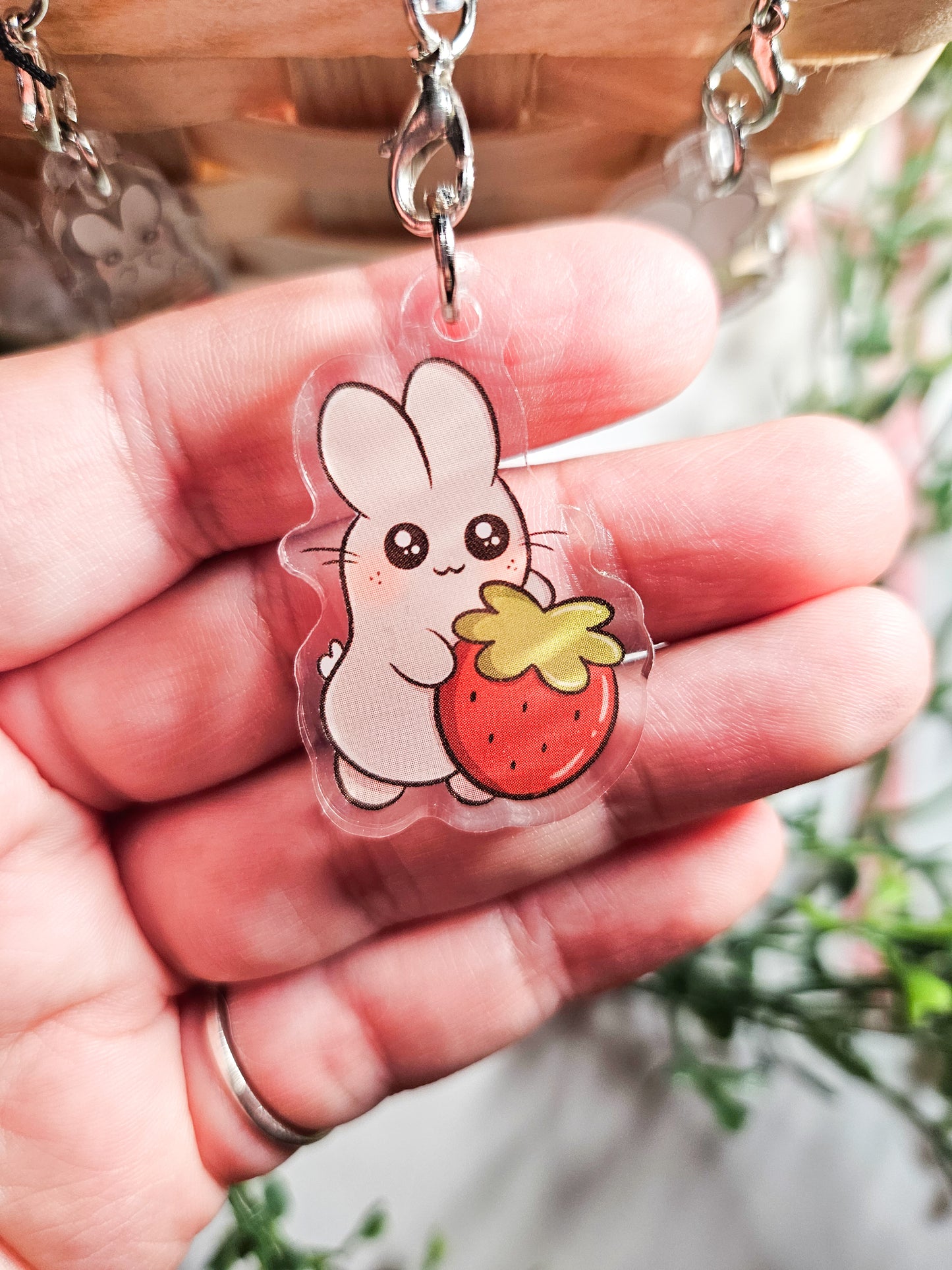 strawberry sprout phone charm mystery bag