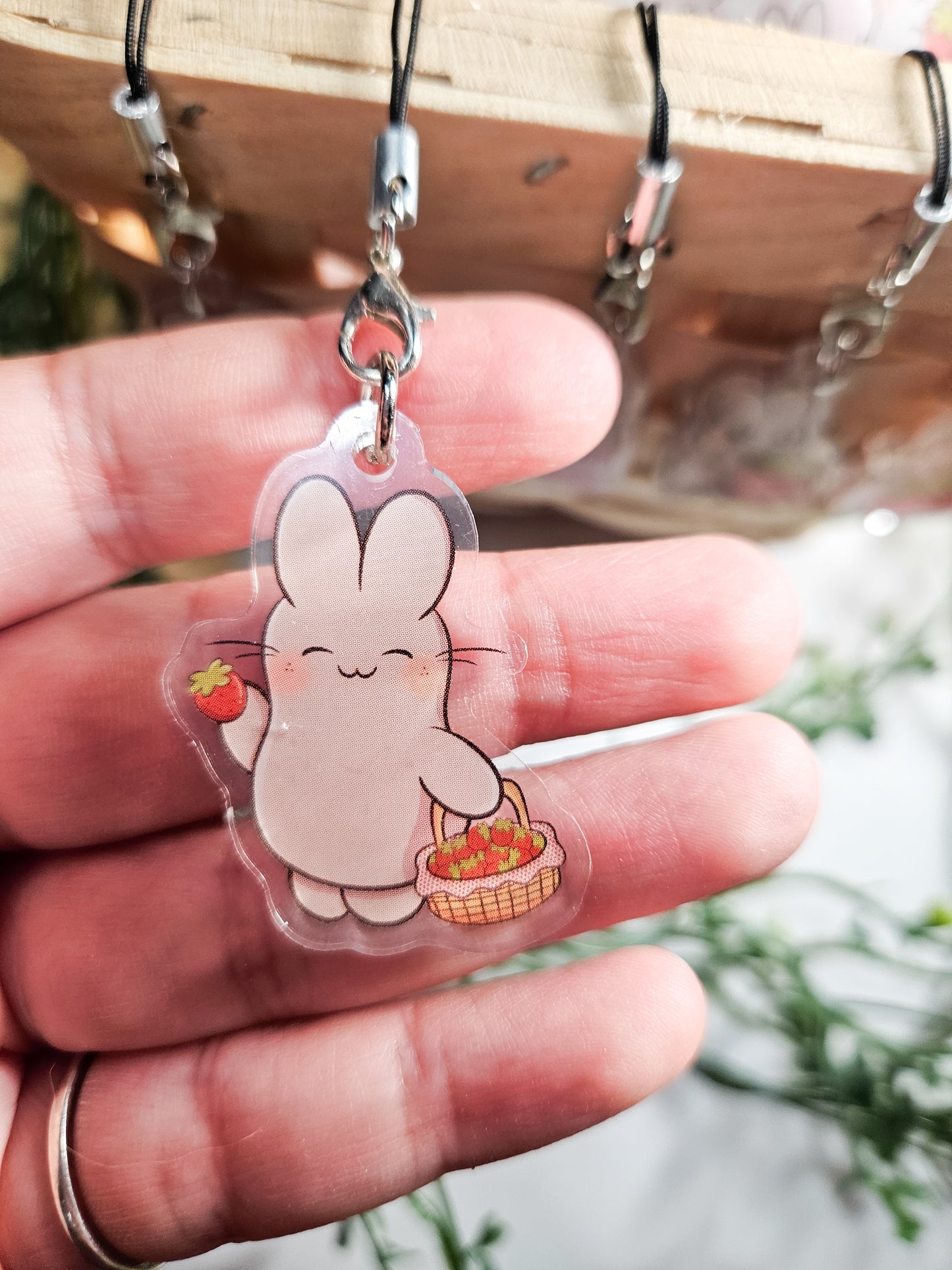 strawberry sprout phone charm mystery bag