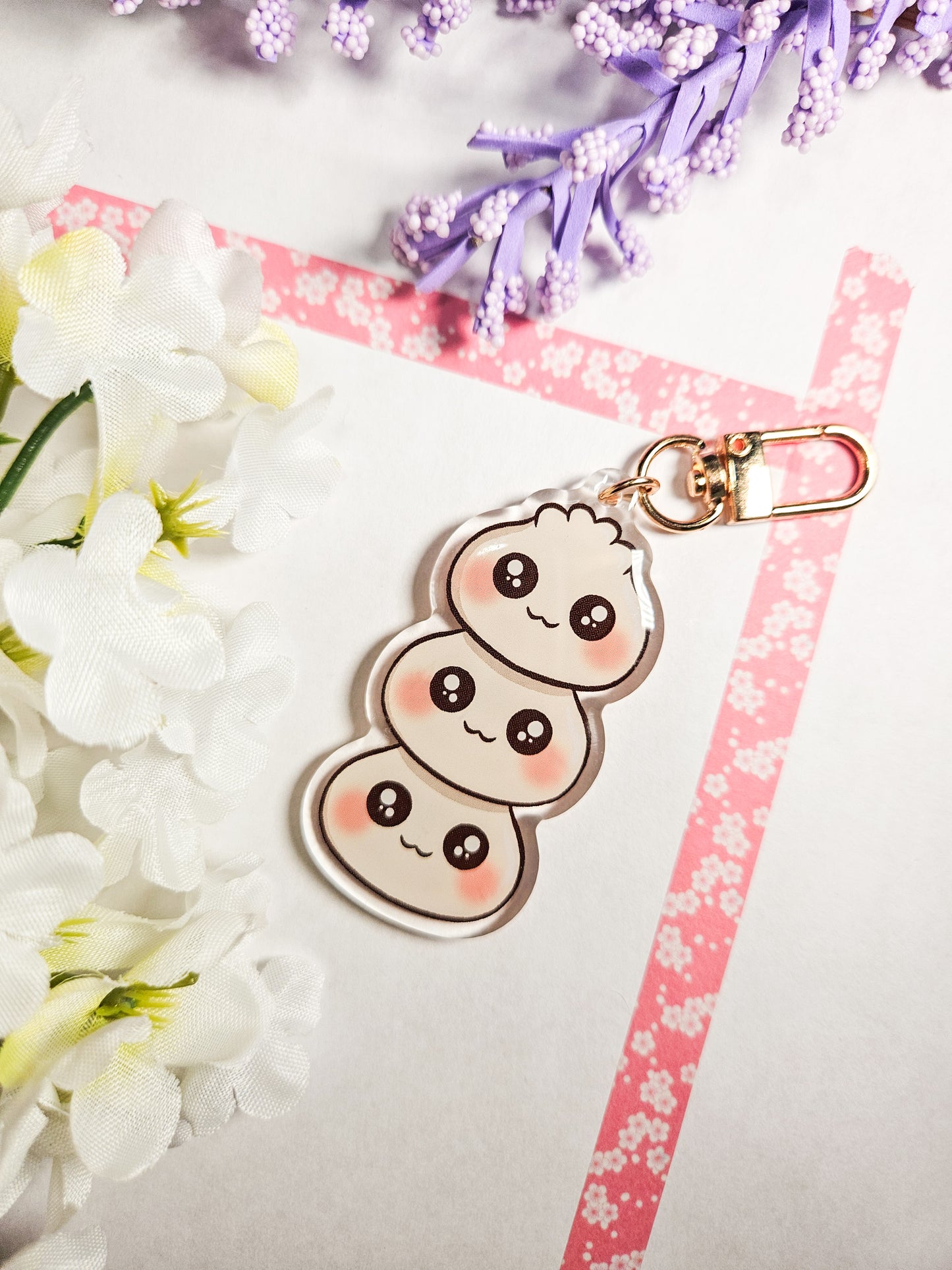 dumpling stack keychain