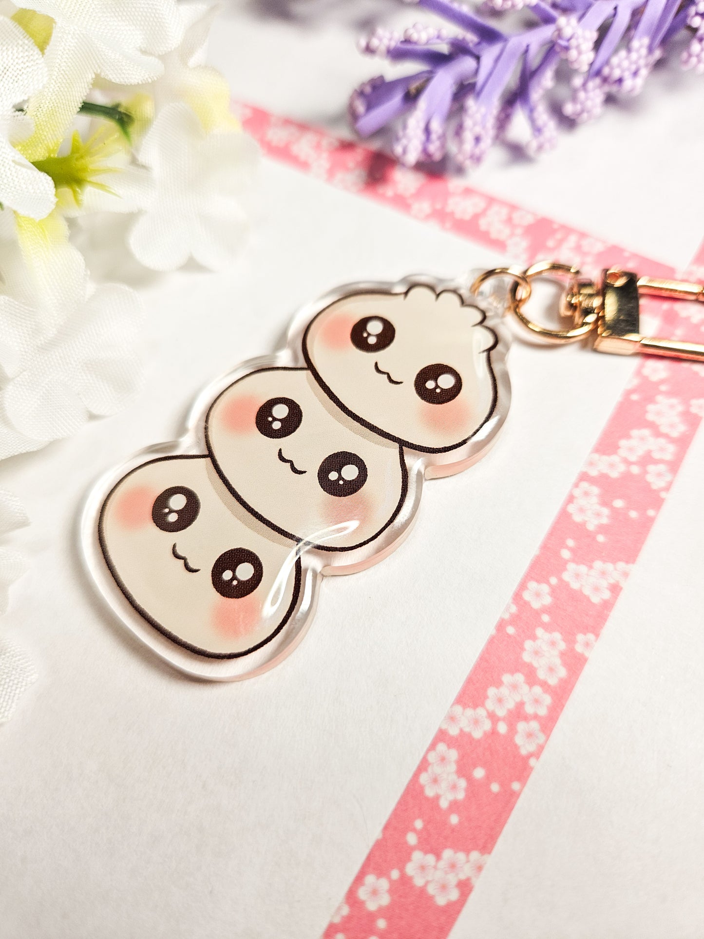dumpling stack keychain