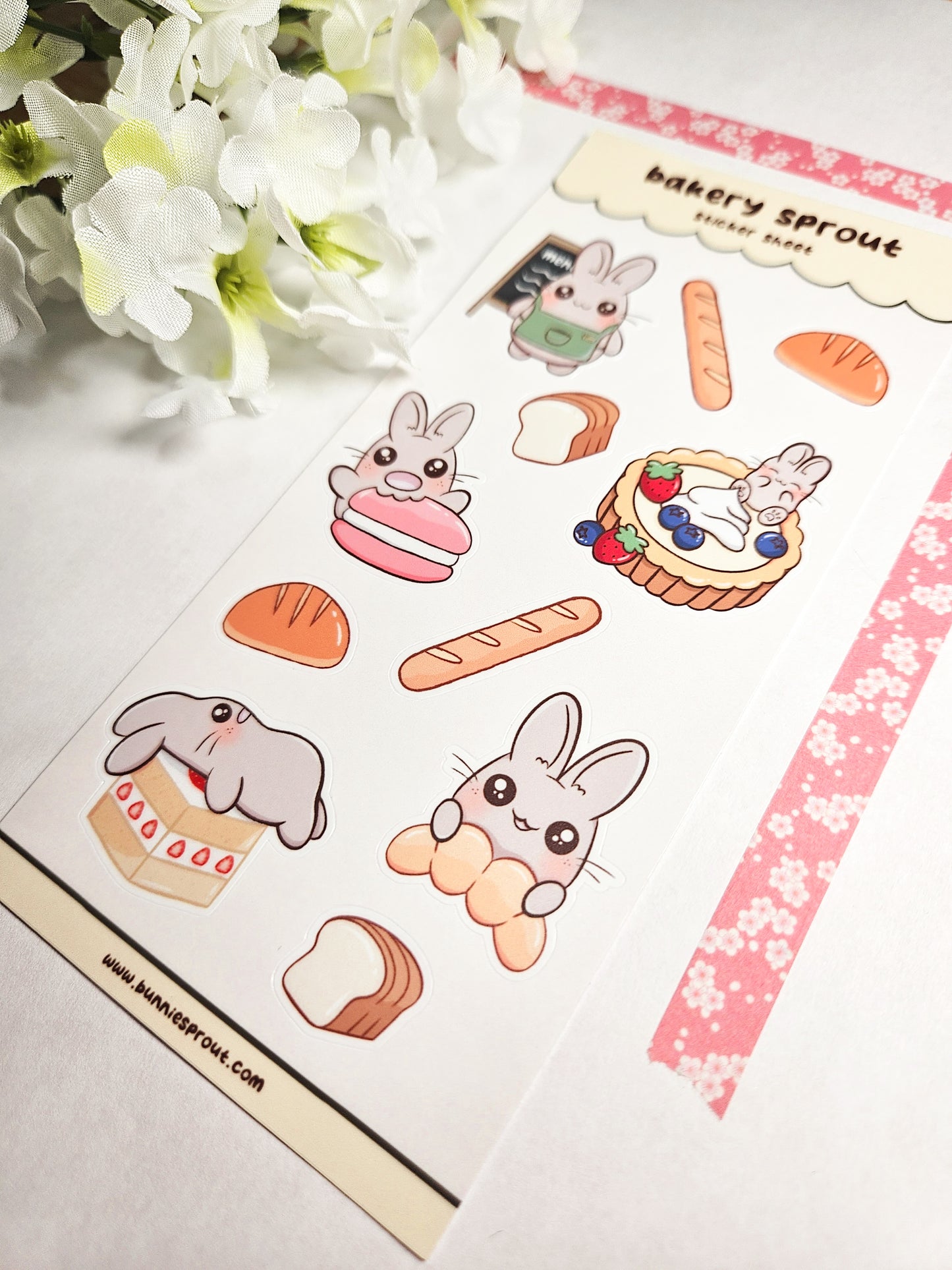 bakery sprout sticker sheet