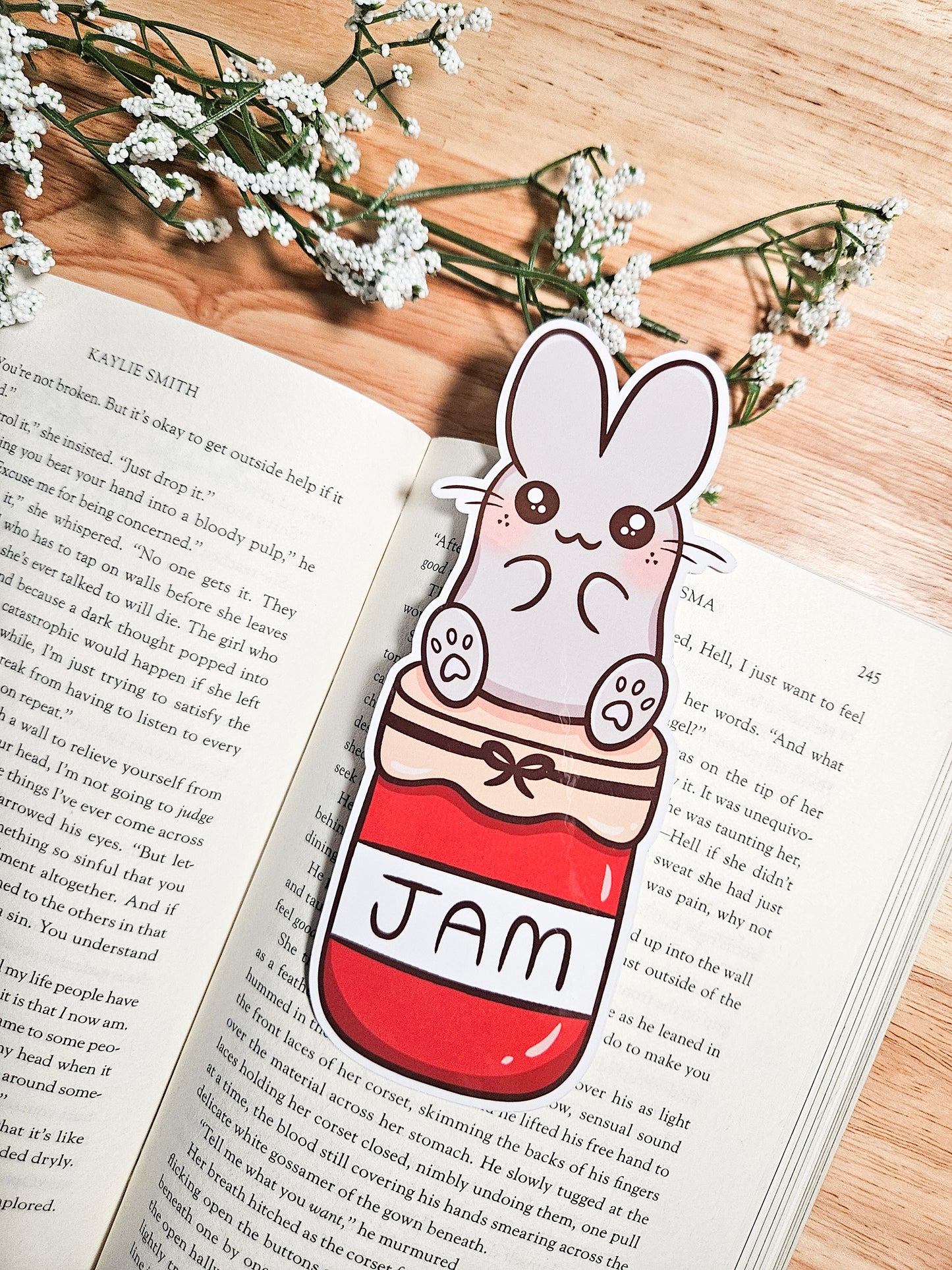 bunny jam bookmark