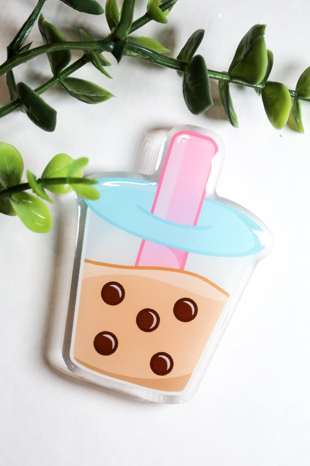 bubble tea phone grip