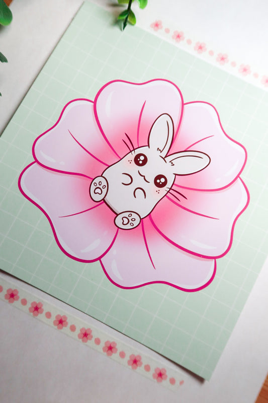 sakura bunny print