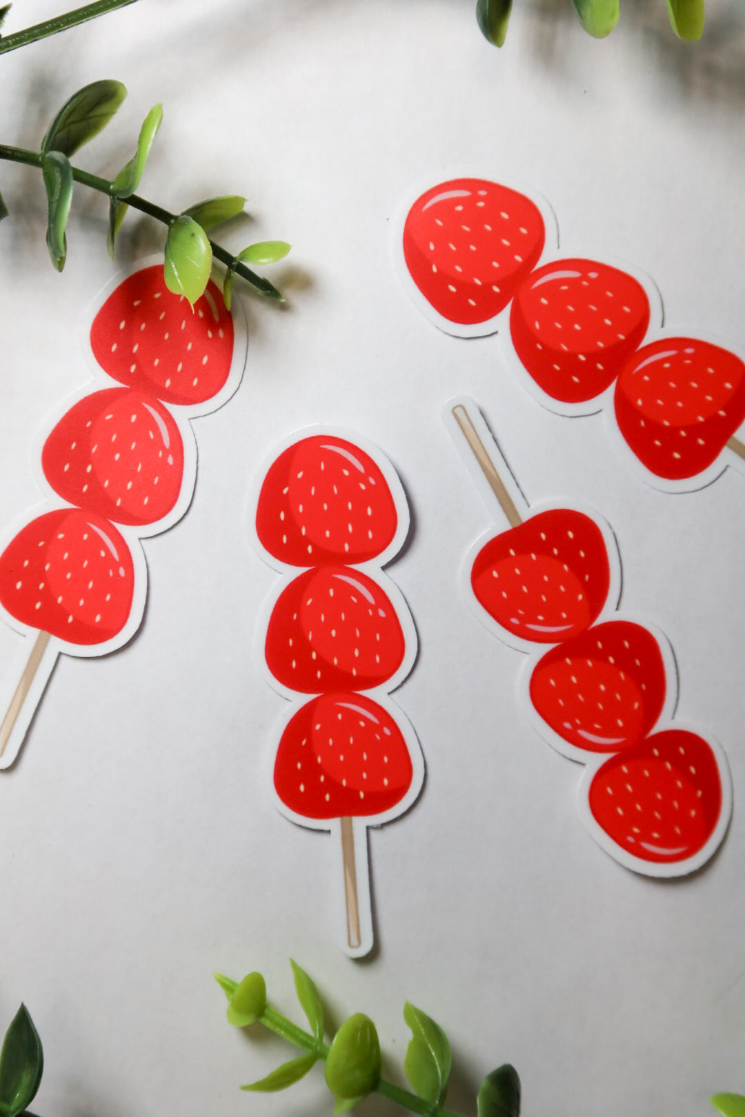 strawberry tanghulu sticker
