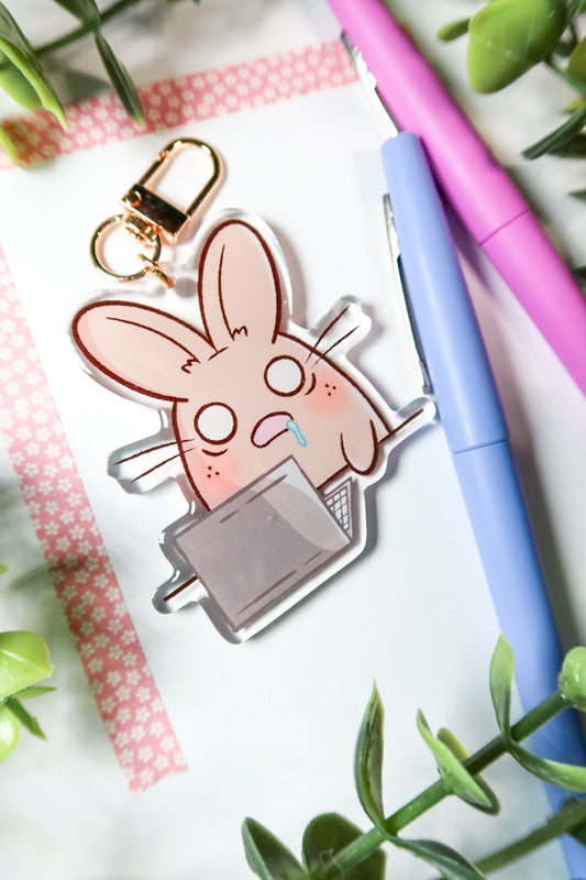 adulting is hard keychain