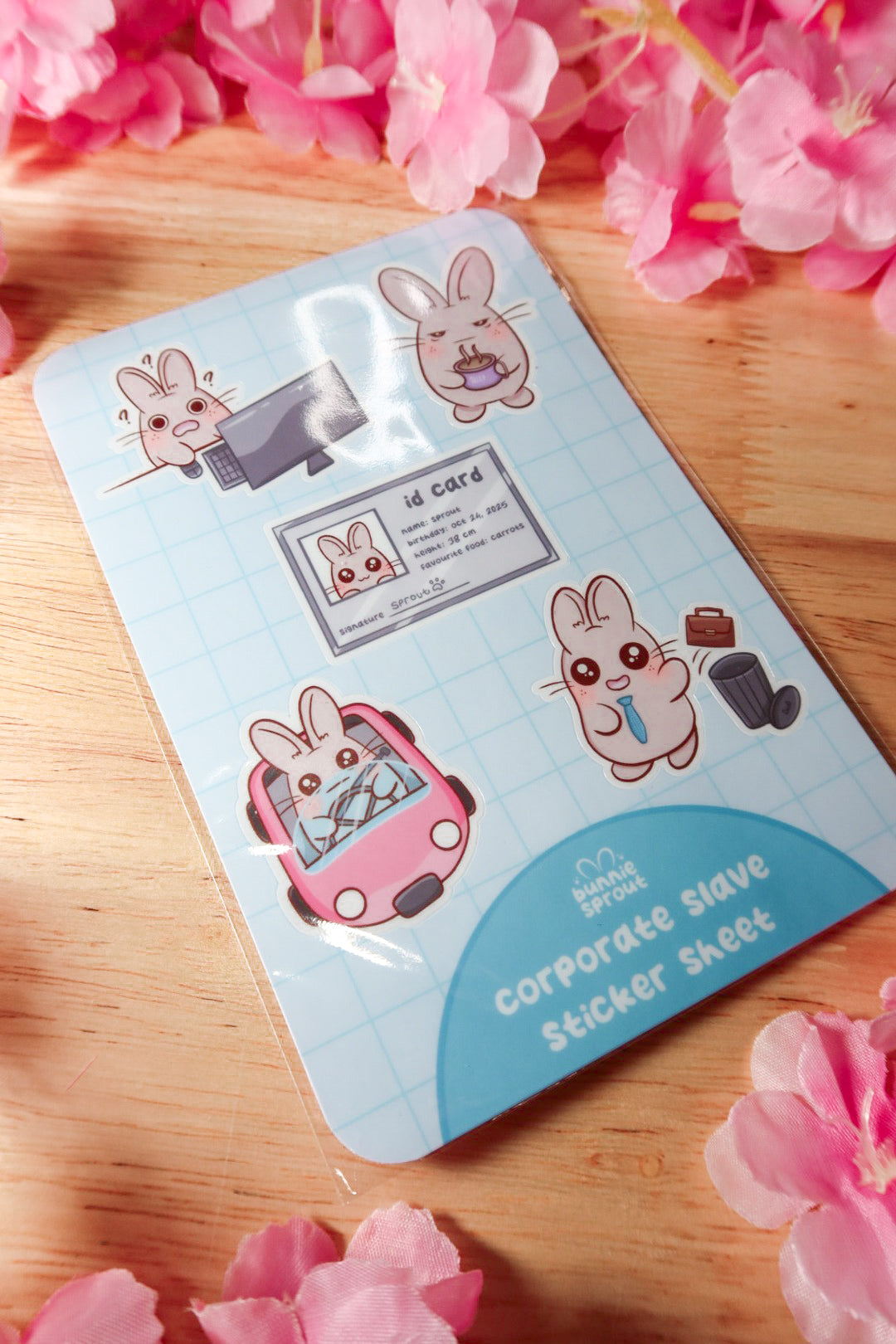 corporate slave sticker sheet