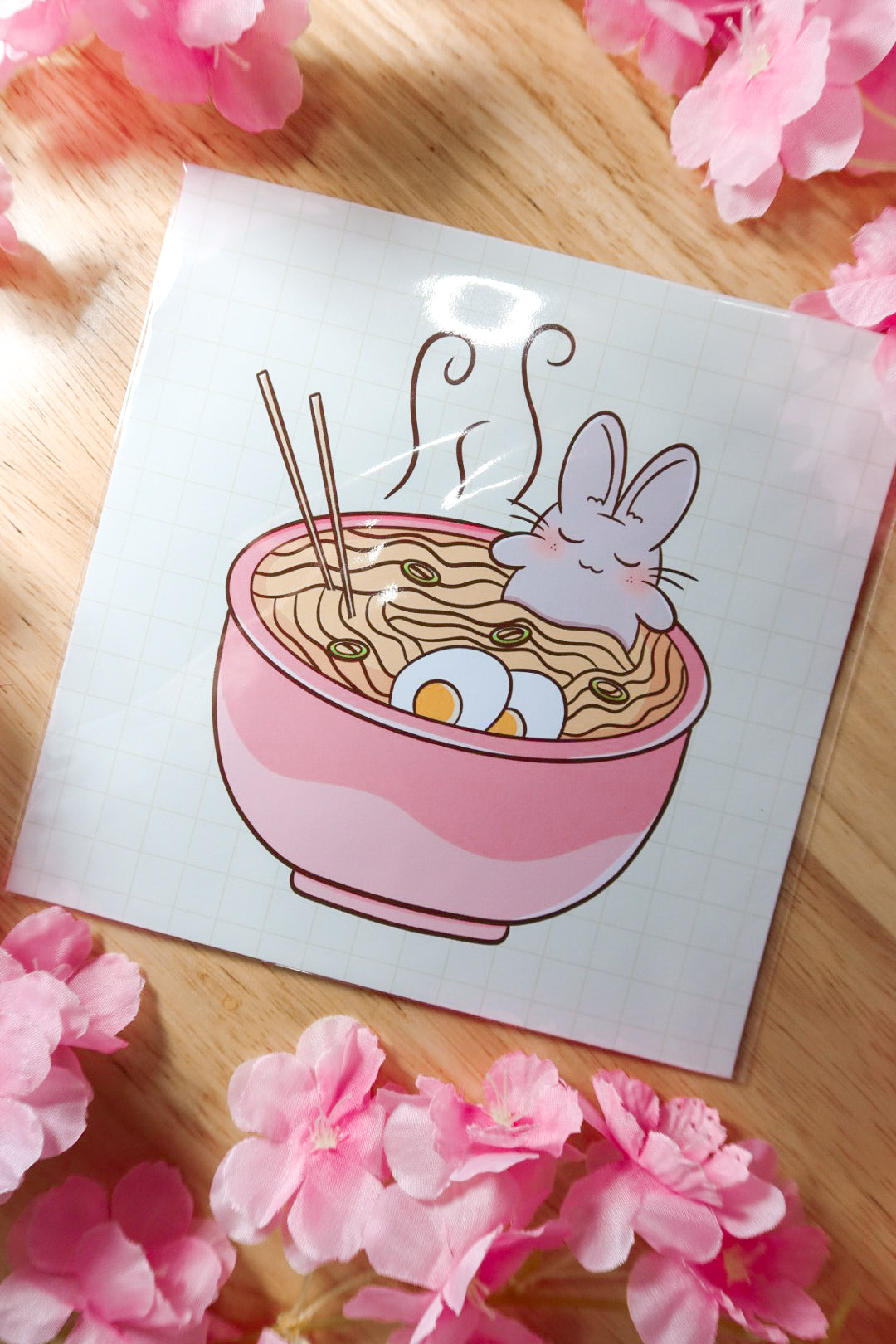 bunny ramen print